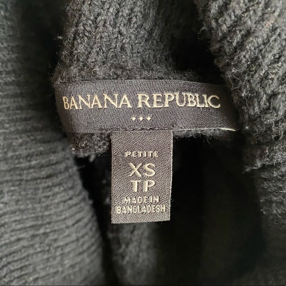 Black Banana Republic Cowl Neck Sweater - Picture 4 of 9